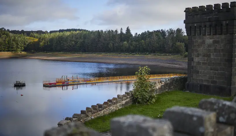 A combined project with United Utilities and Selwood at a reservoir