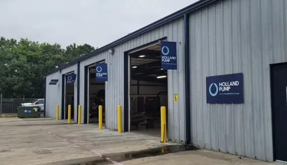 Holland Pump's Dallas Fort Worth branch providing pump rental solutions for sewer bypass, wellpoint equipment, and dewatering across North Texas