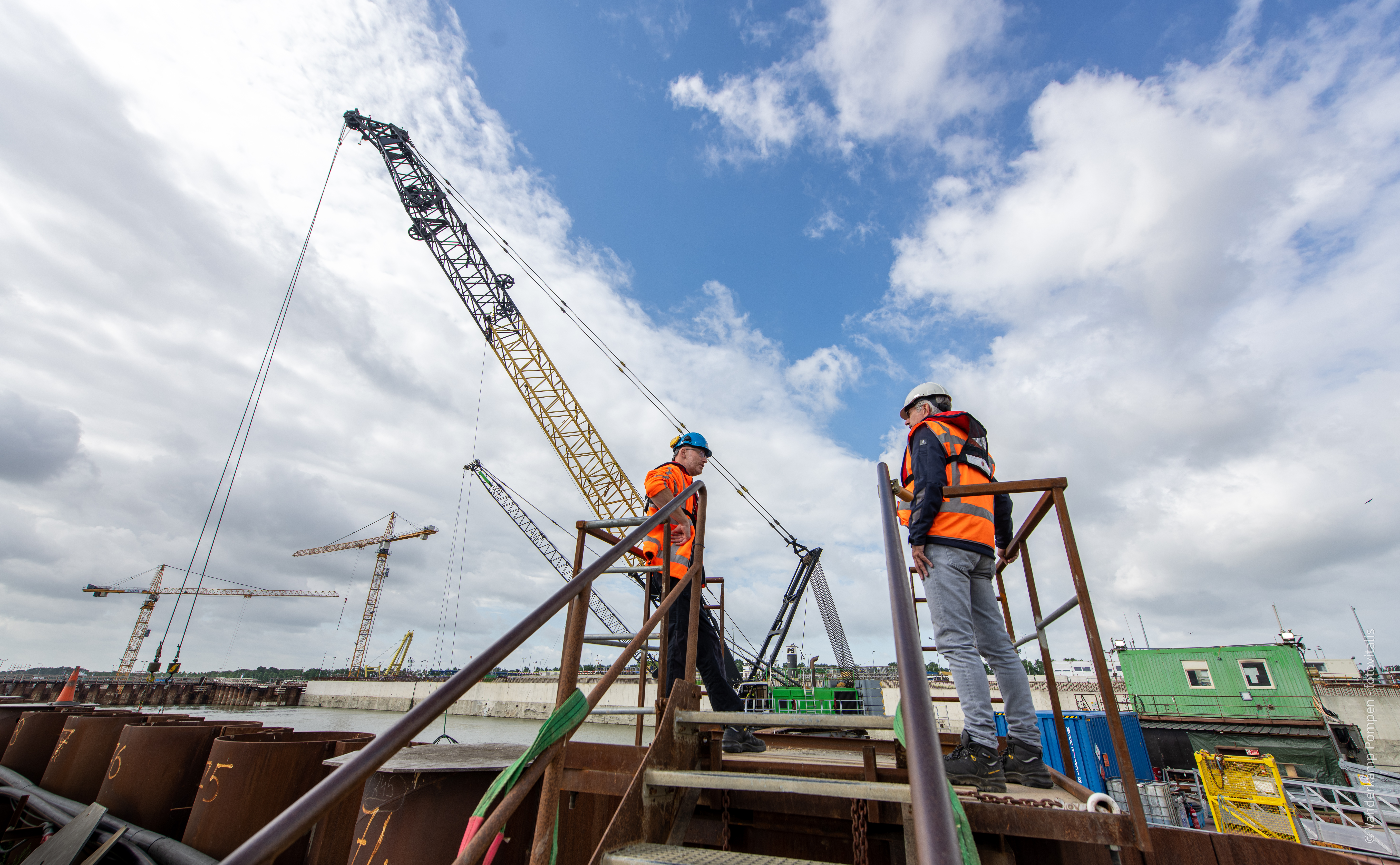 Rick van der Kamp kijken bij Terneuzen