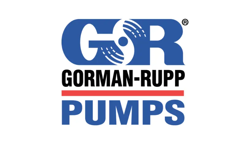 Gorman Rupp Pumps logo with white background