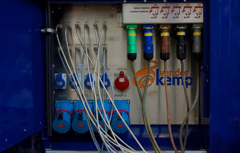 Binnenkant van een kabelhuis van Vanderkamp