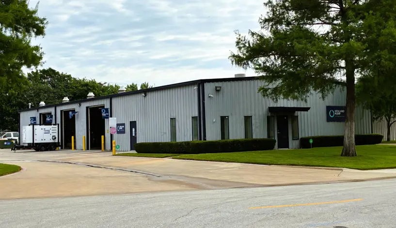 Outside the Holland Pump Dallas Fort Worth branch after launch