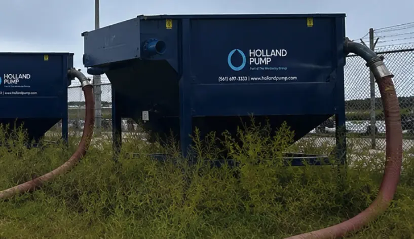 Holland Pump Lamella Clarifier LC220 for water treatment solutions across the US