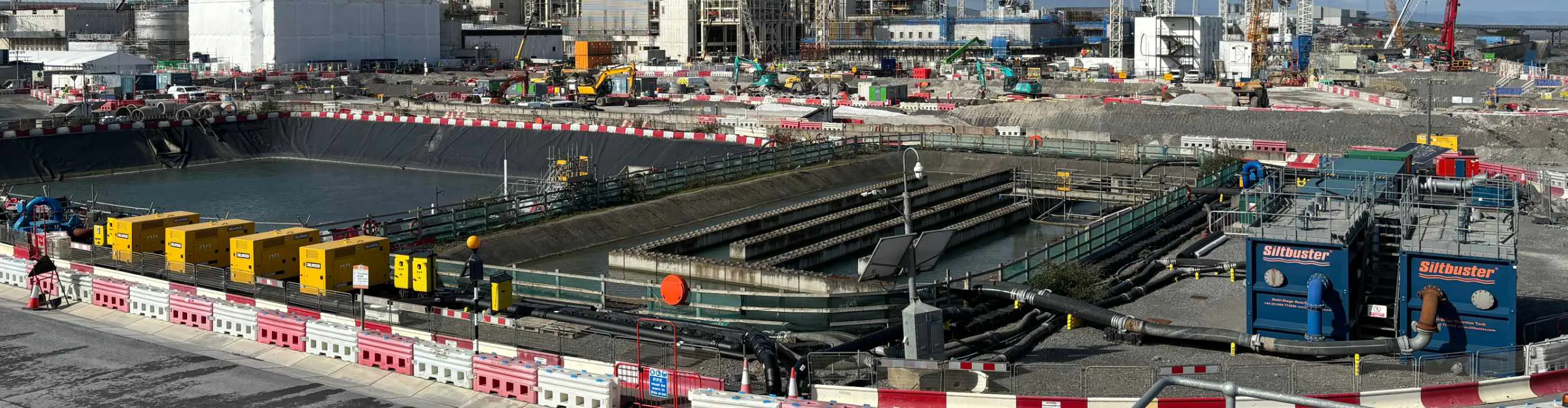 Selwood and Siltbuster working together as One Workdry at Hinkley Point