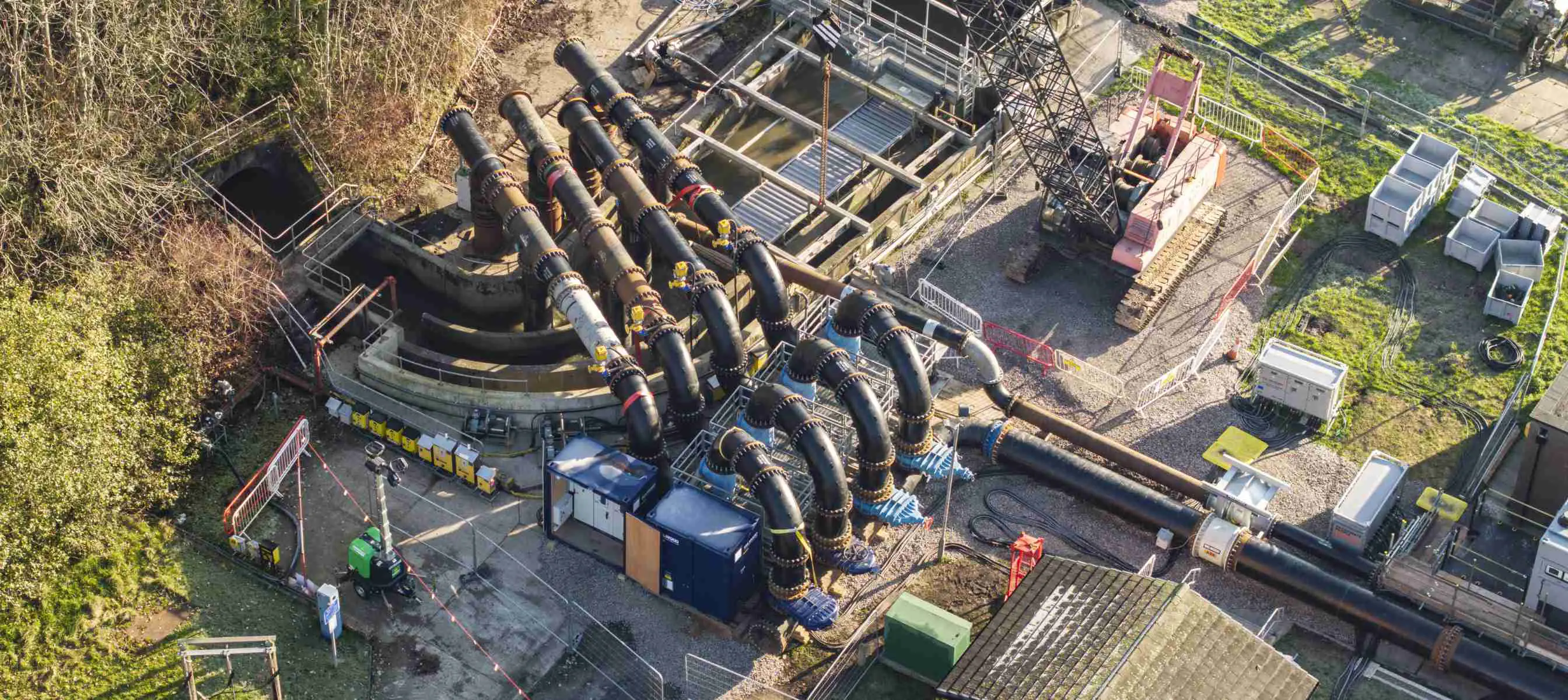 A Selwood pump solution in action at a water authority in the UK