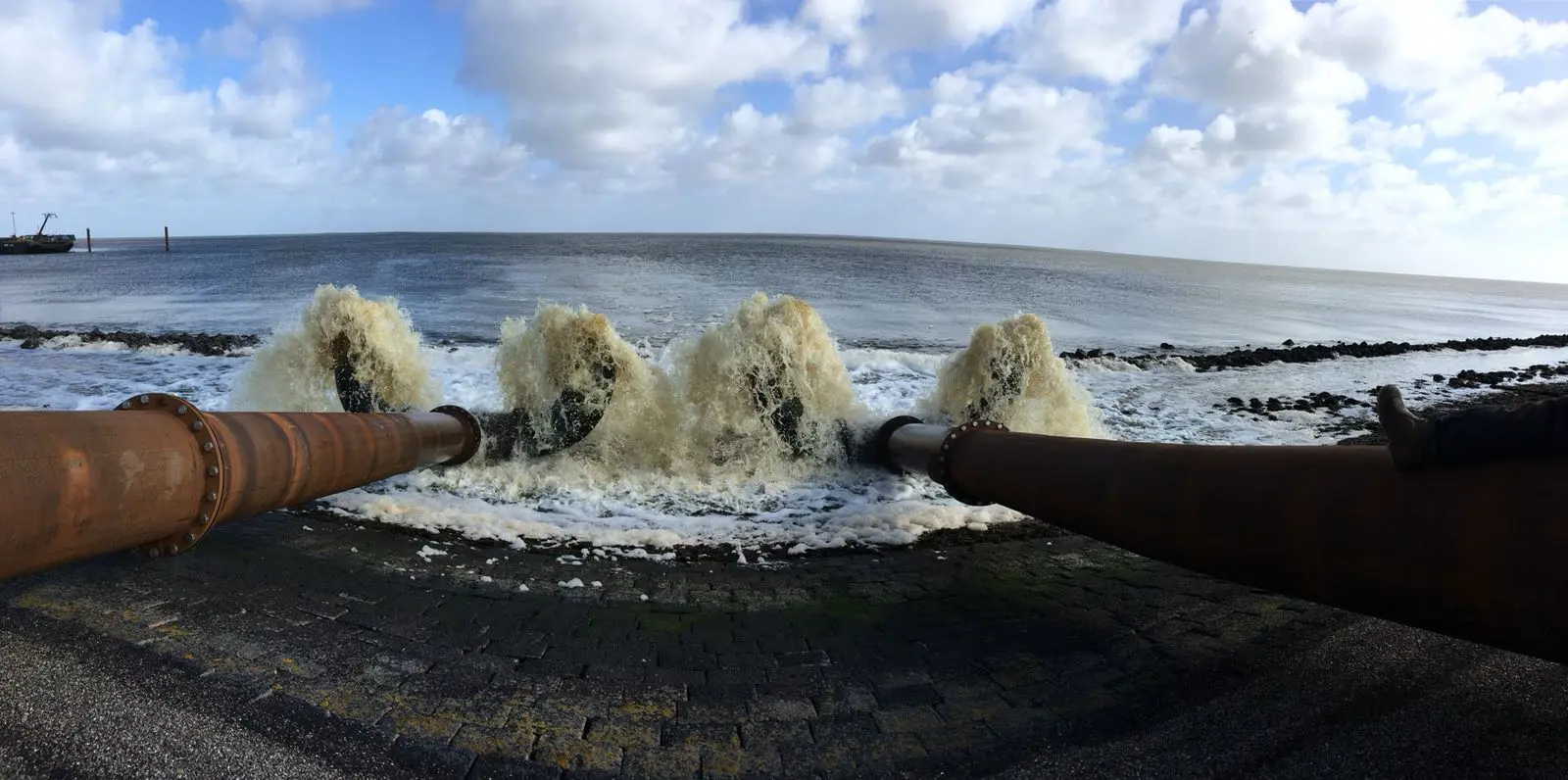 Gemaal Dijkmanshuizen op Texel word ondersteunt Vanderkamp