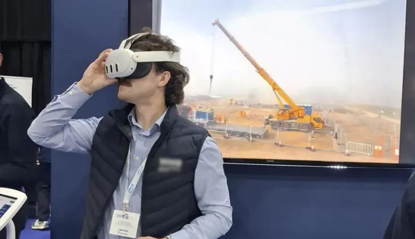 Selwood and Siltbuster VR experience at a conference 