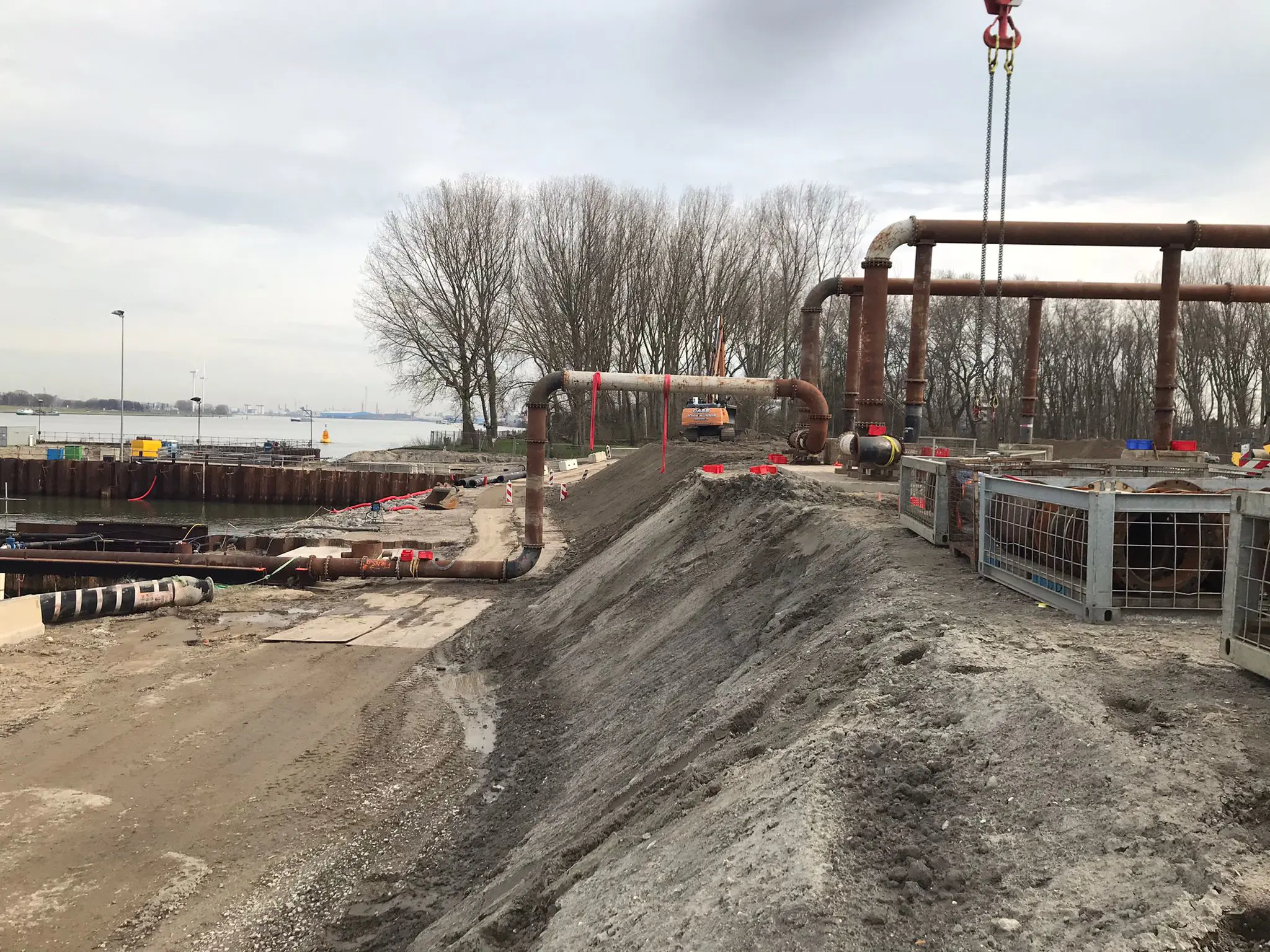 Buizen van een TPI die helpt met pompen door Vanderkamp