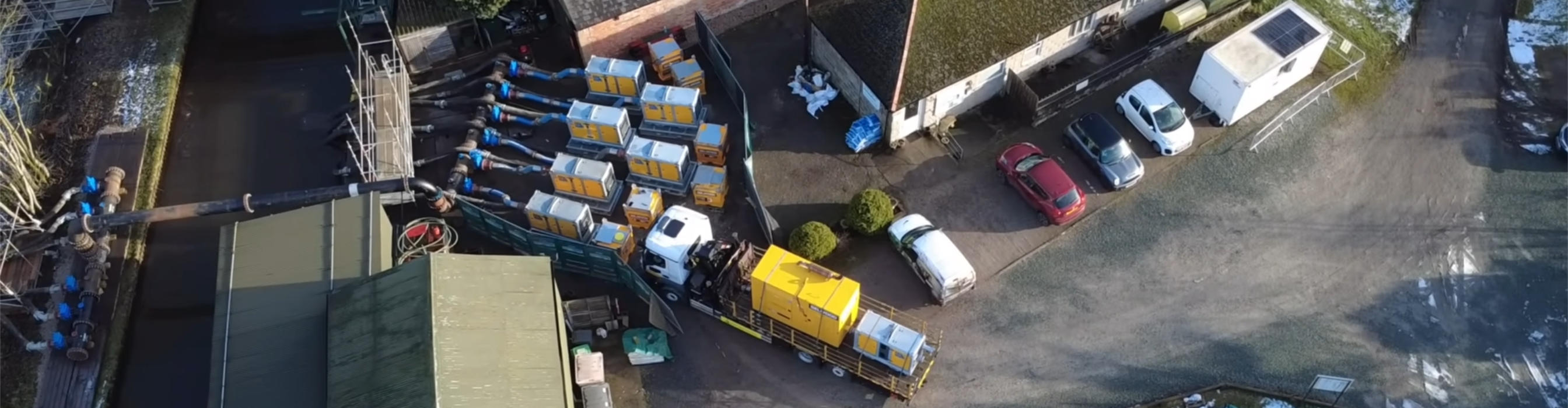 Selwood pumps providing emergency pumping support at Llangollen Canal over Christmas in 2025