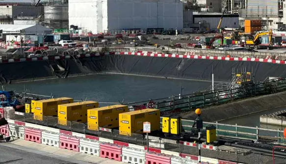 Selwood pumps operating at Hinkley Point