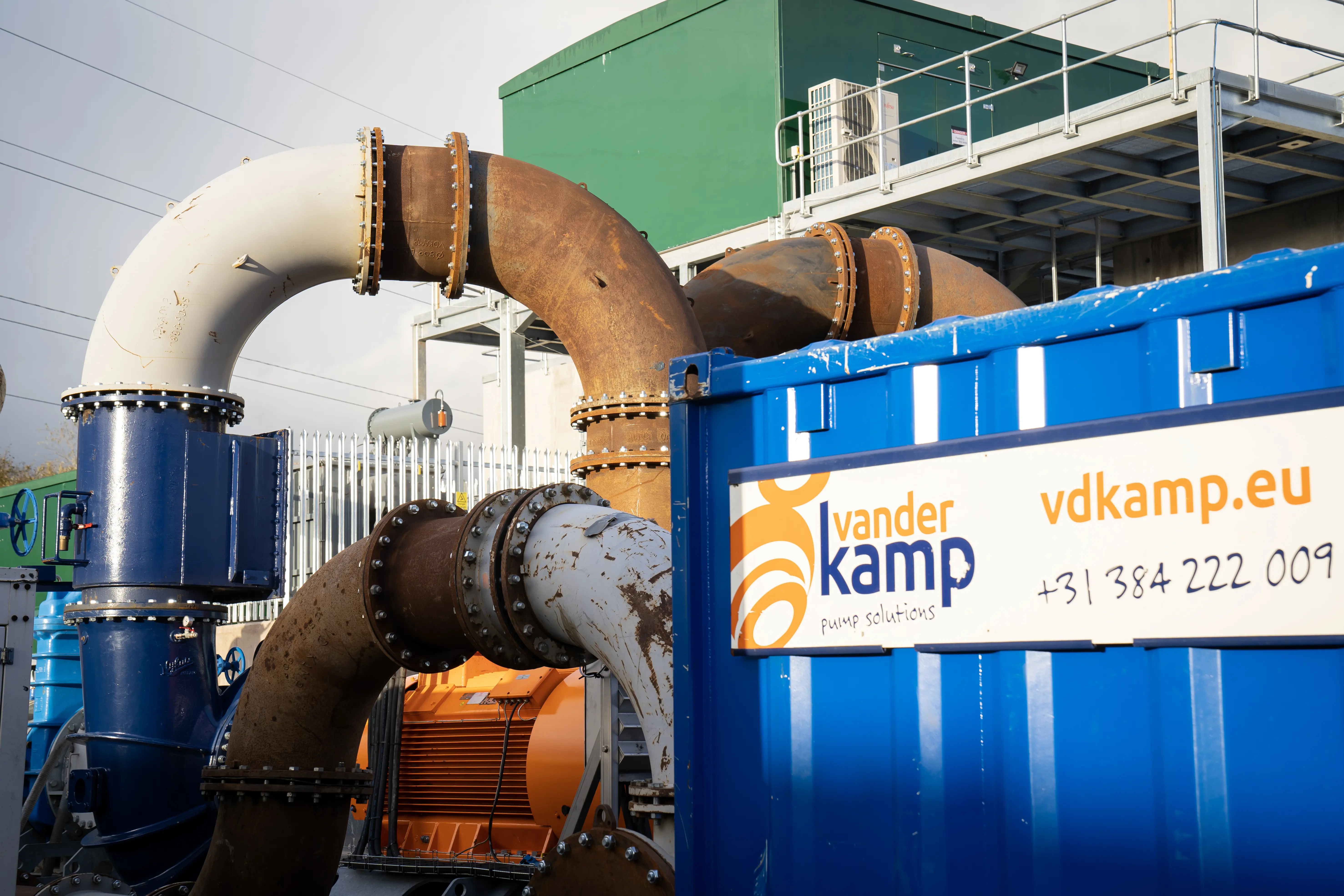 Vanderkamp maakt Gigantische riool-bypass Whitlingham (190 mln liter/dag)