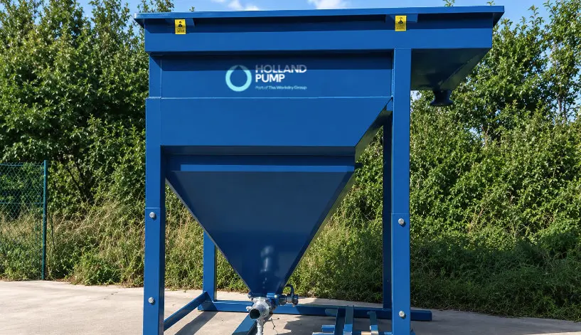 The Holland Pump LC330 Lamella Clarifier designed for water and silt treatment 