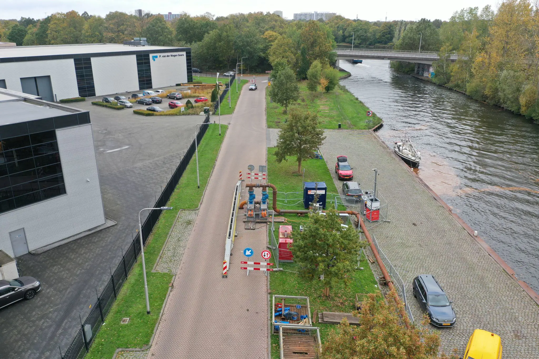 Pompinstallatie voor relining riool Tilburg