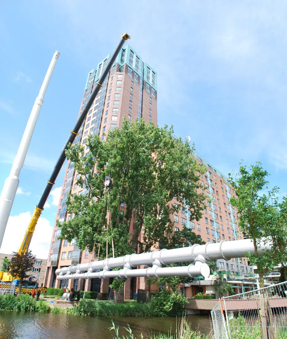 Project collecteurriool Rotterdam van Vanderkamp.