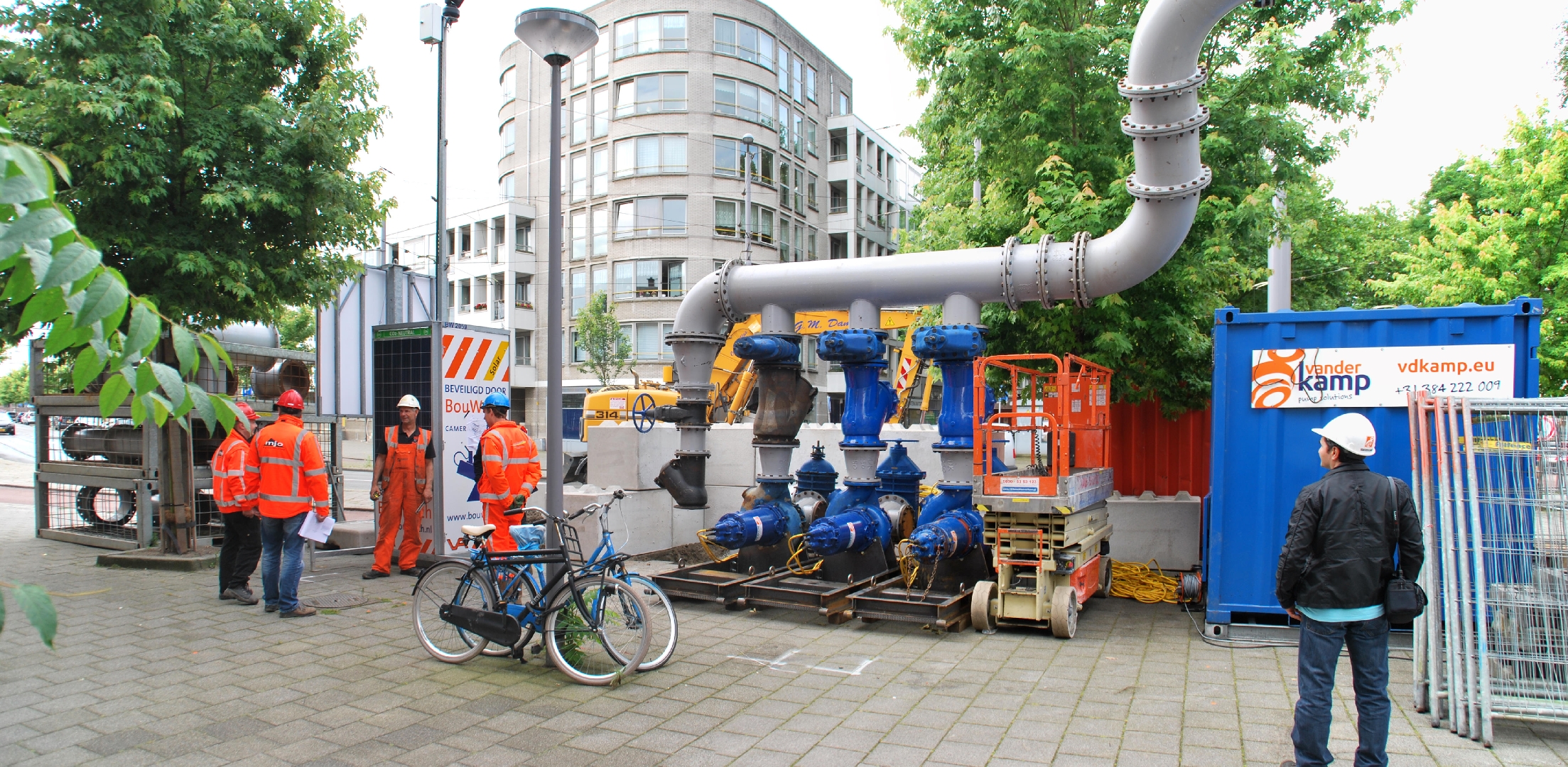 Project collecteurriool Rotterdam Vanderkamp.