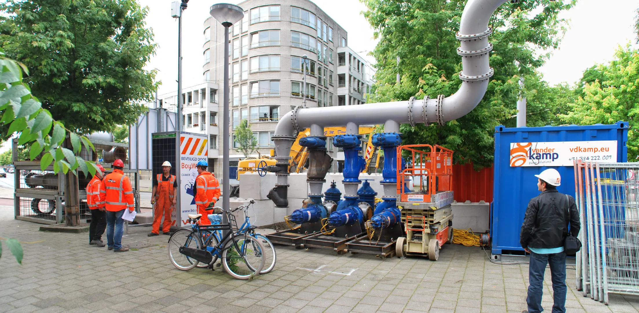 Project collecteurriool Rotterdam Vanderkamp.