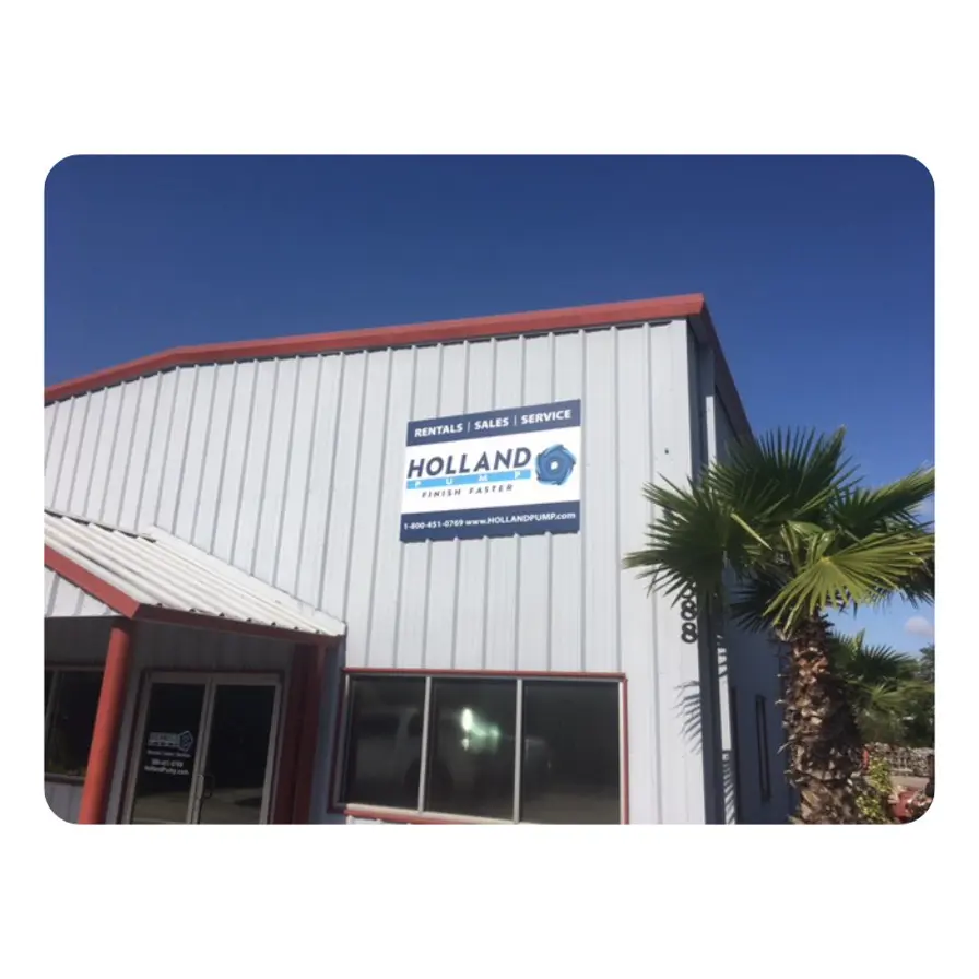 Holland Pump's Orlando branch from the outside