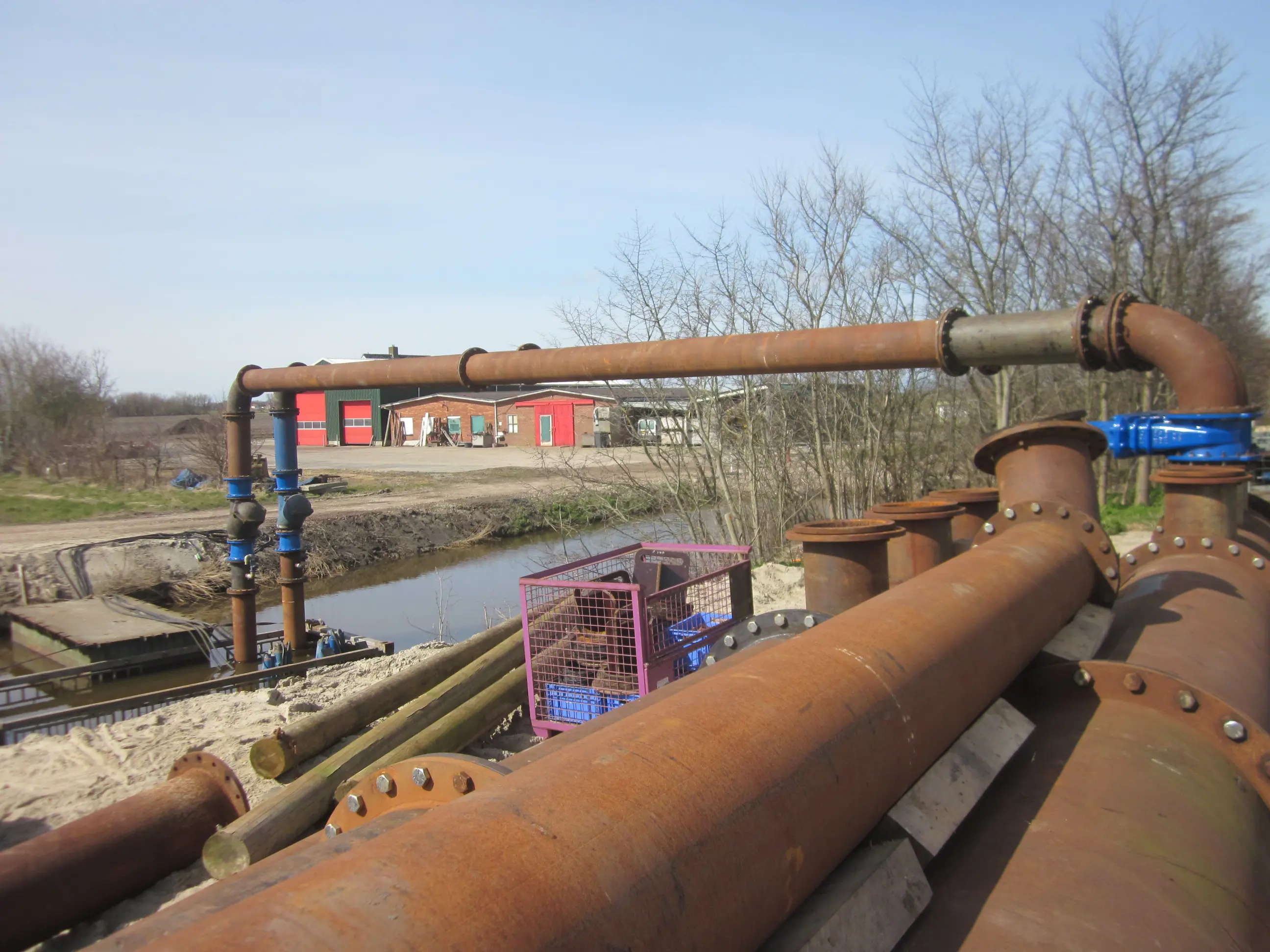 Vanderkamp ondersteunt Friso civiel bij de vervanging van Gemaal Prins Hendrik