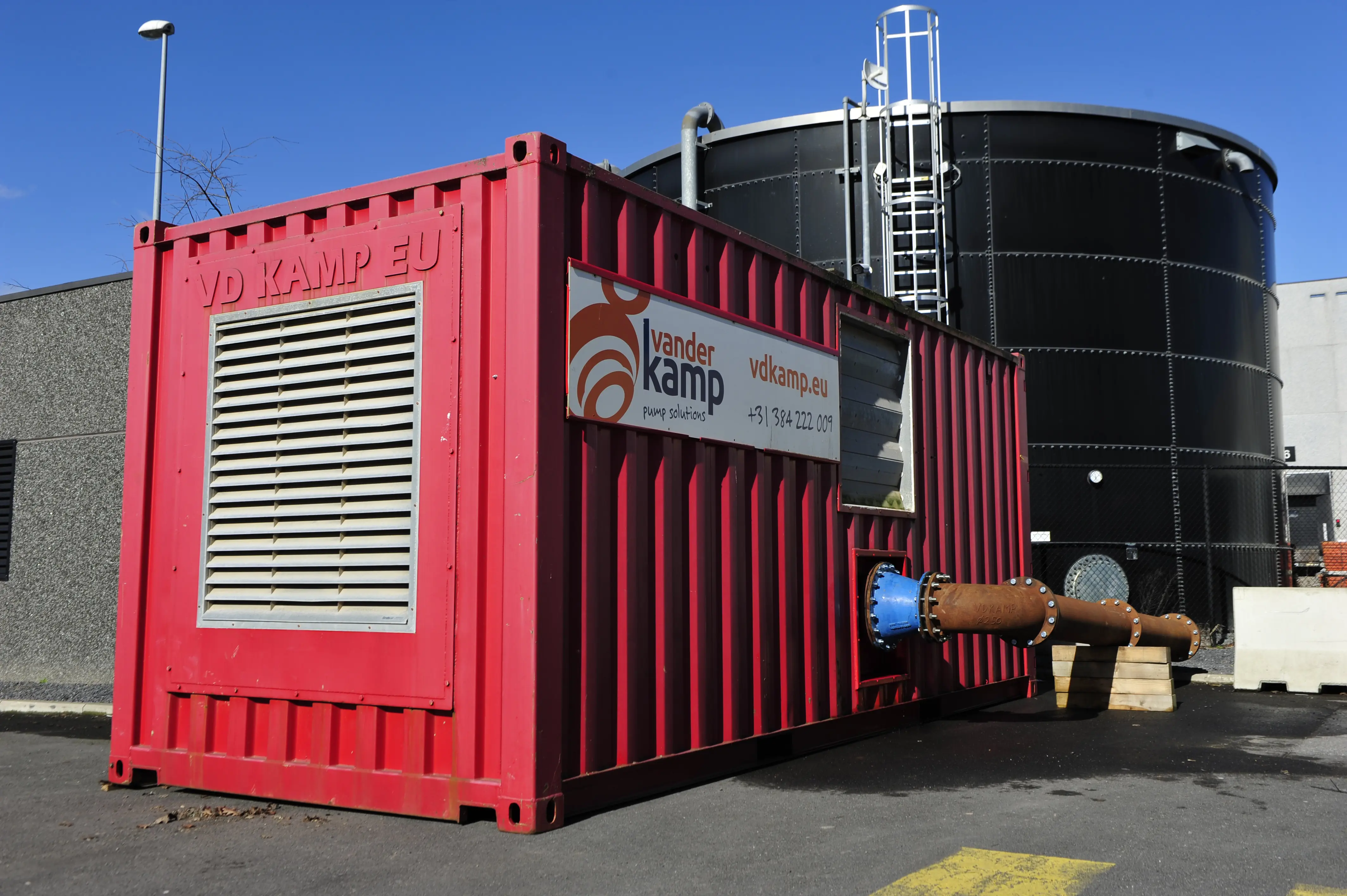 Bluswater pompinstallatie, België, Willebroek