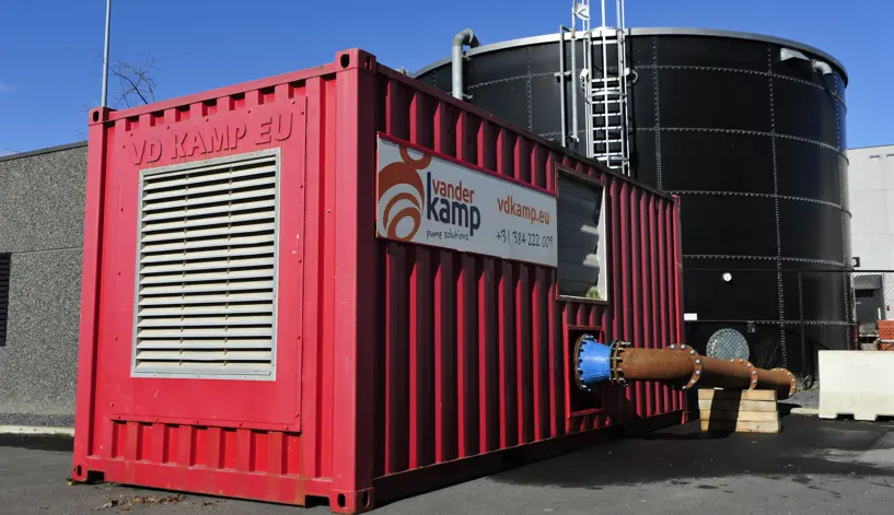 Bluswater pompinstallatie, België, Willebroek