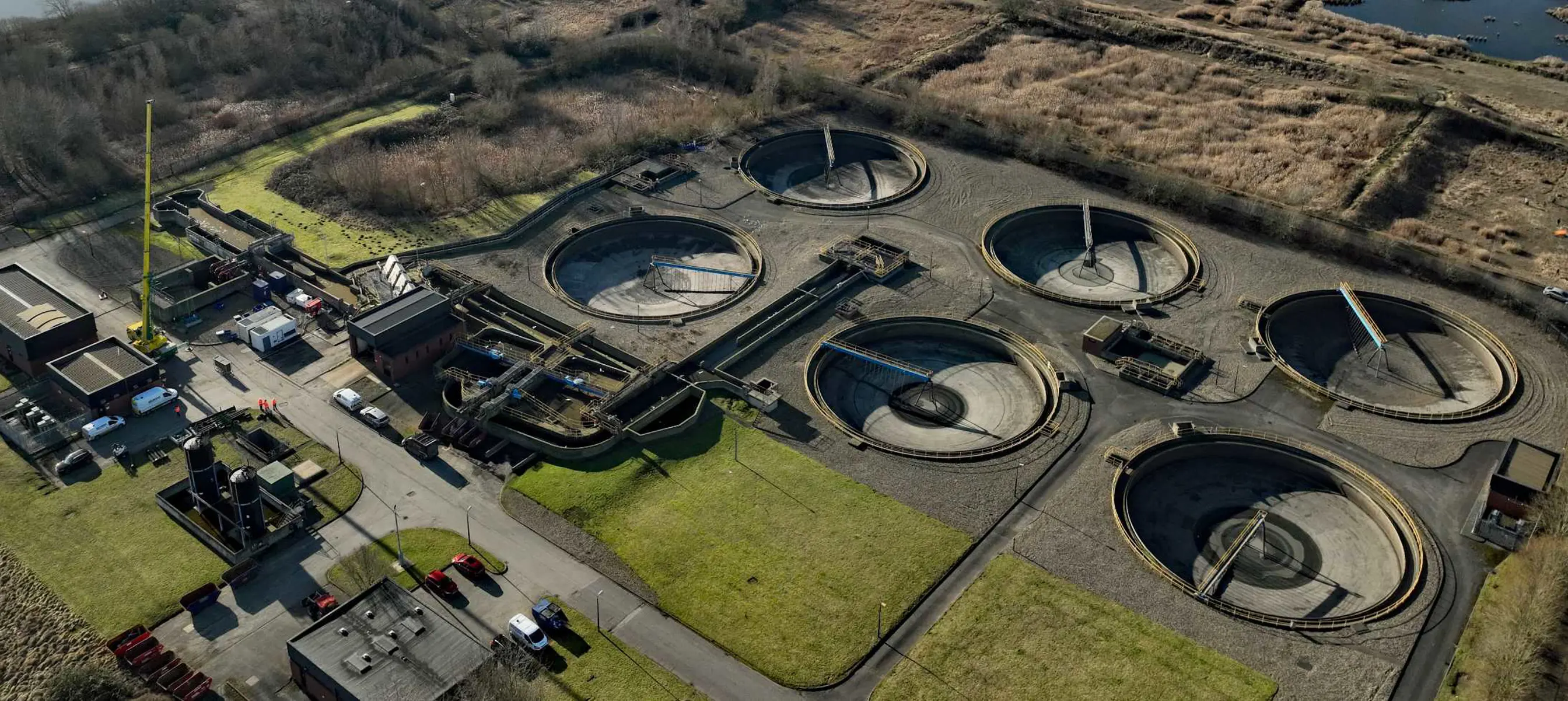 A bypass solution on hire at Portrack Wastewater Treatment Works from Selwood Middlesbrough 