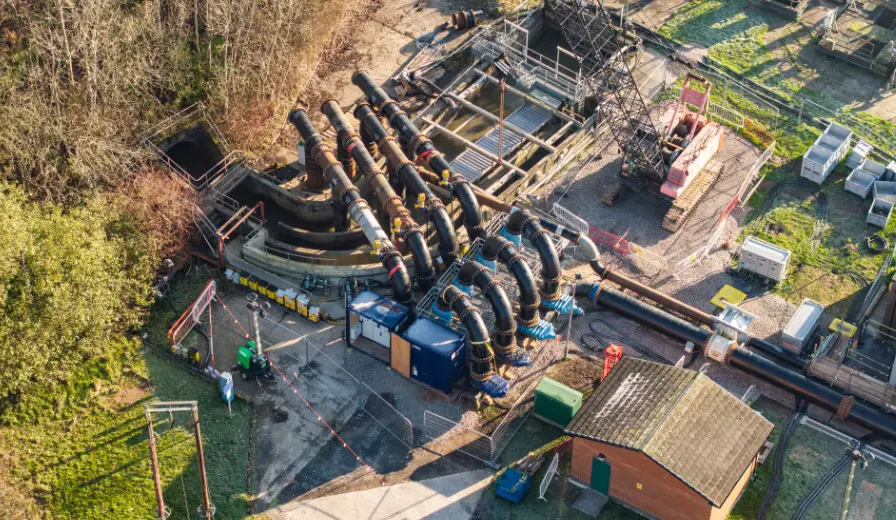 A Selwood bypass solution on hire from the Liverpool depot at Bury Wastewater Treatment Works