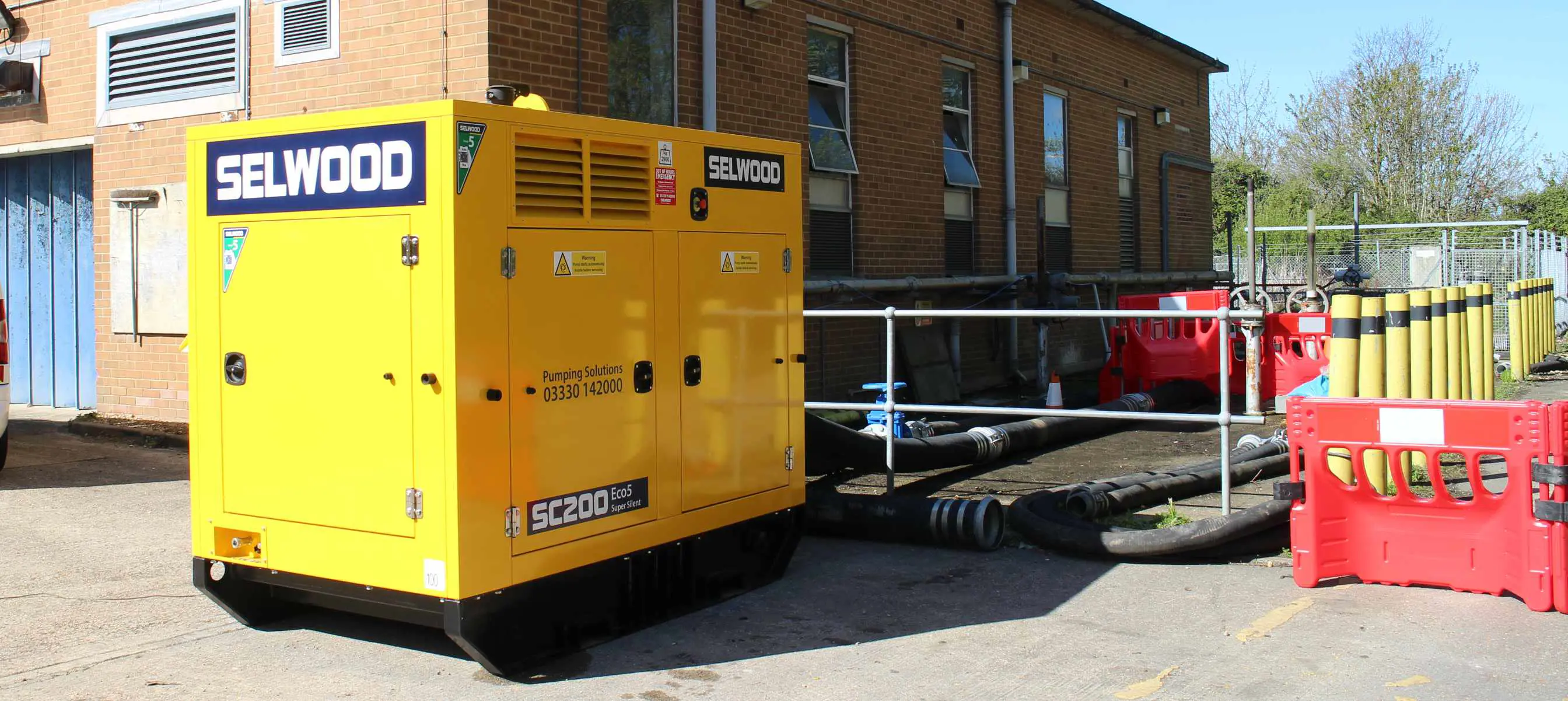 Selwood SC200 Eco5 pump on hire in the UK