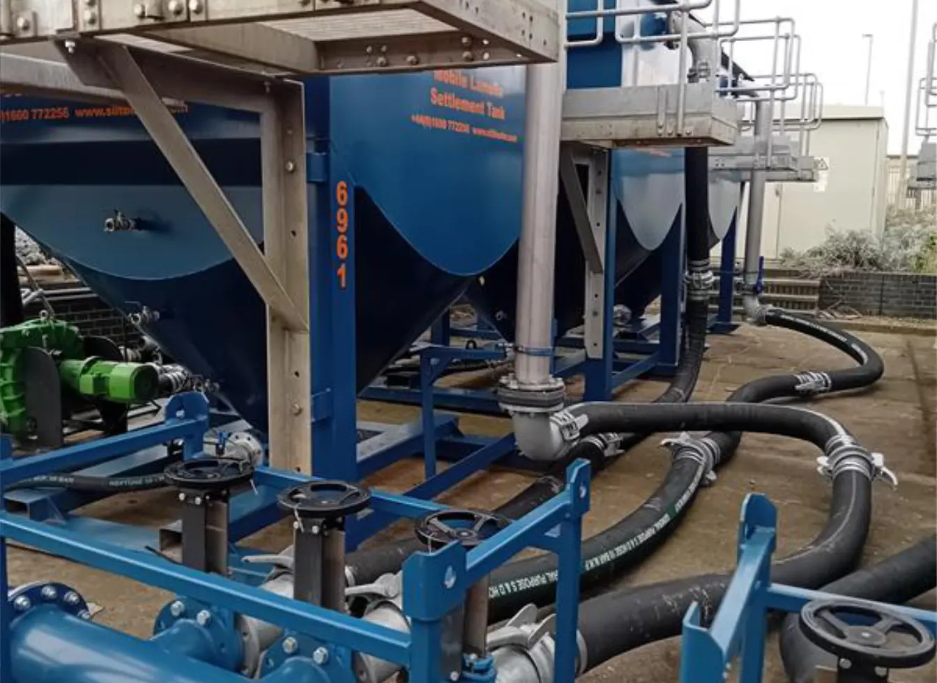 Siltbuster HB50MR Units at Shoreham Wastewater Treatment Works
