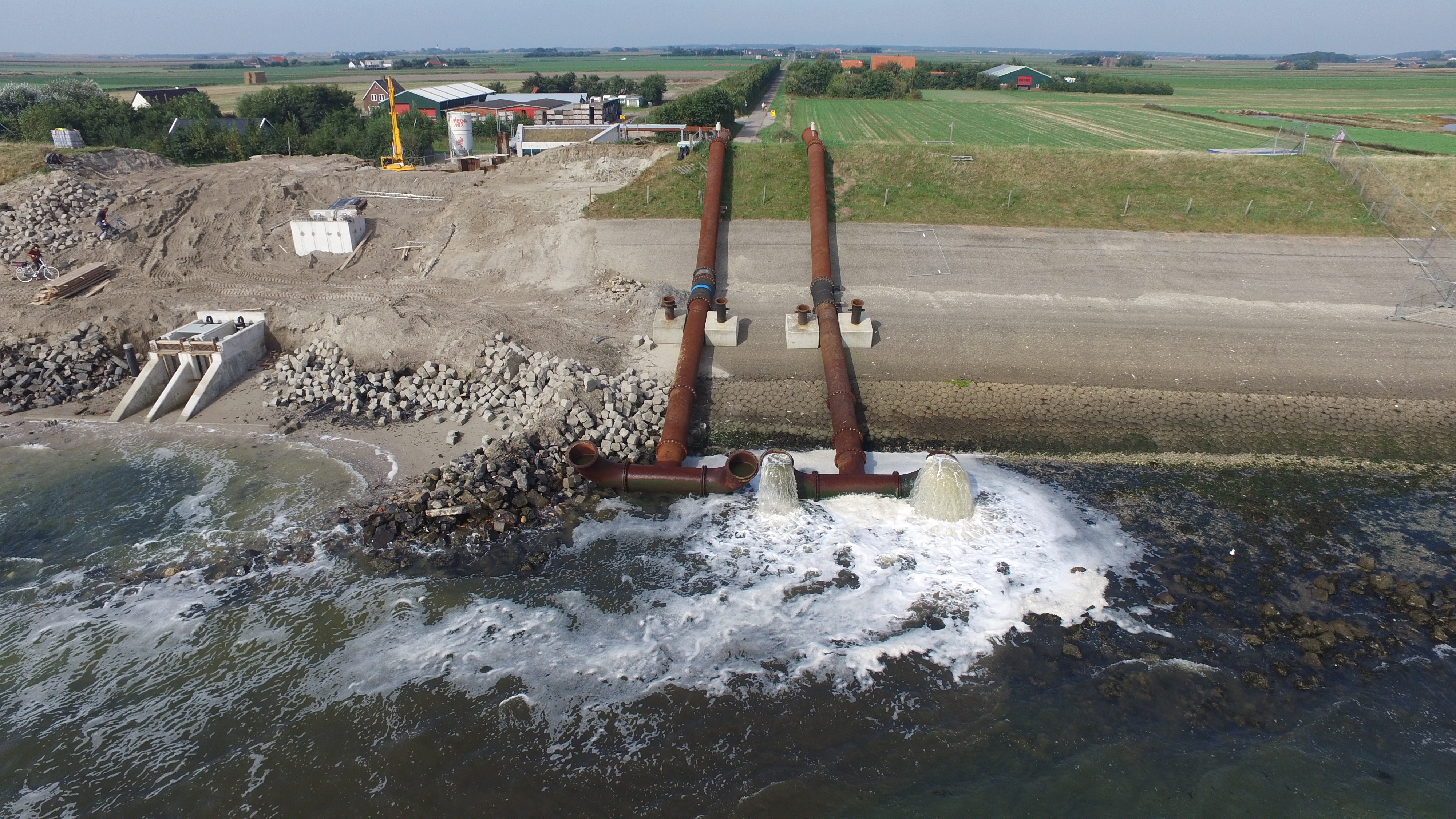 Vanderkamp ondersteunt Friso civiel bij de vervanging van Gemaal Prins Hendrik