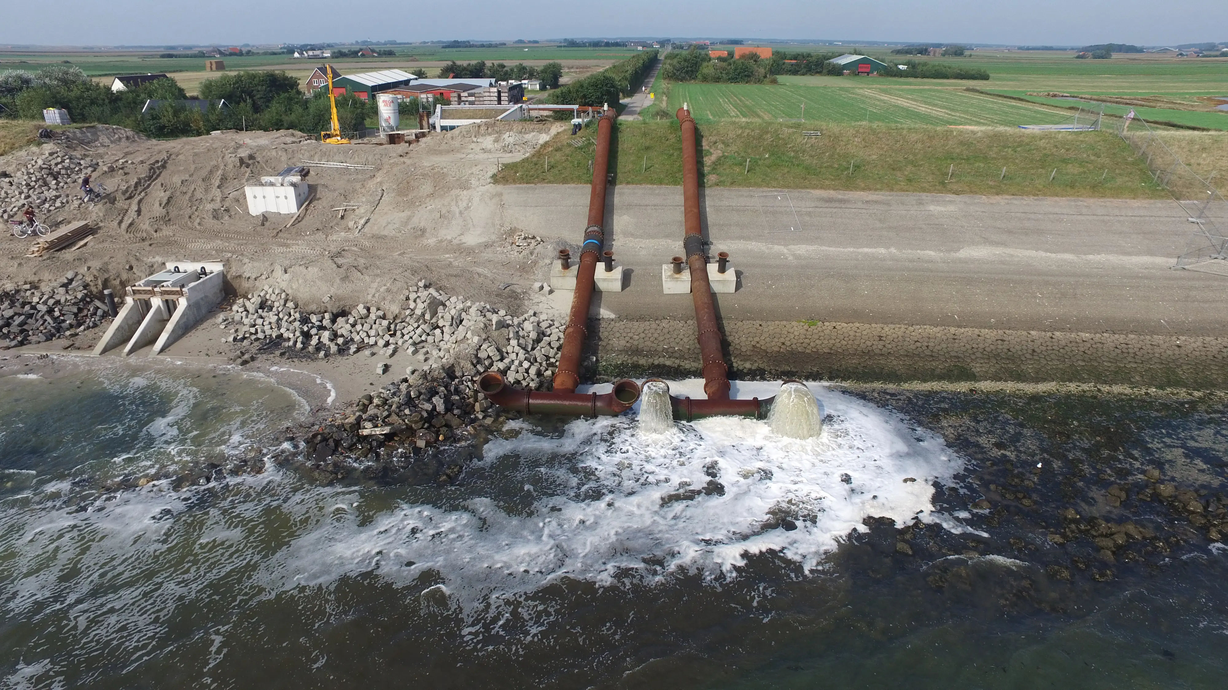 Vanderkamp ondersteunt Friso civiel bij de vervanging van Gemaal Prins Hendrik