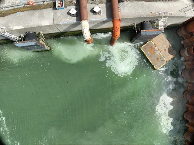 Maasvlakte TPI bovenaanzicht